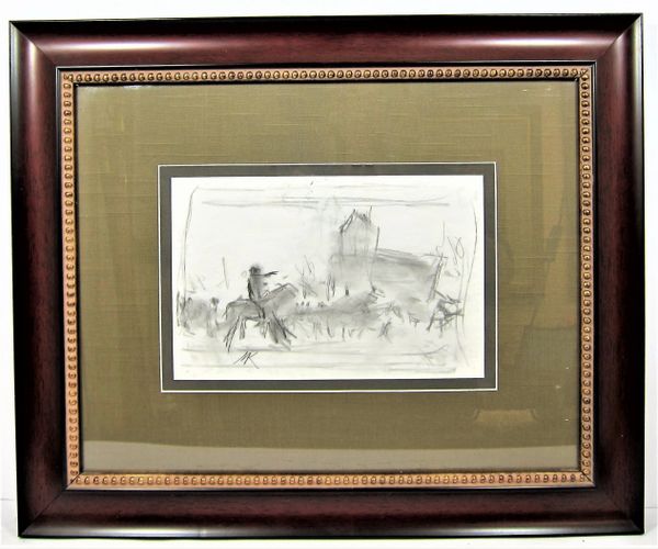 Original Pencil Sketch of Rendezvous with Destiny by Mort Kunstler / SOLD