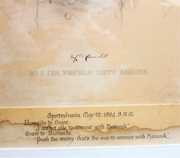 Engraving of Major General Winfield Scott Hancock / SOLD | Civil War ...