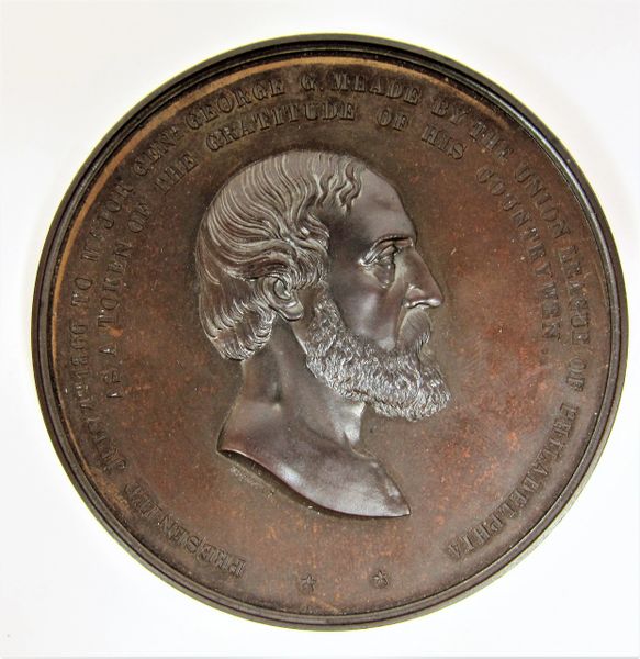 Presentation Medal Of George Gordon Meade / Sold