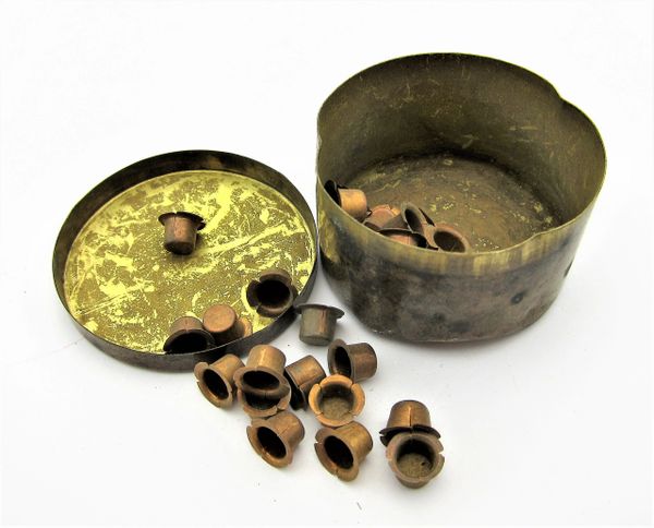 Brass Percussion Cap Tin / SOLD