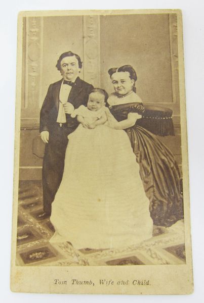 Tom Thumb, Wife, and Child - Charles Sherwood Stratton
