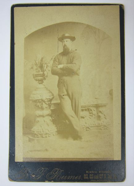 Cabinet Card of Bearded Man