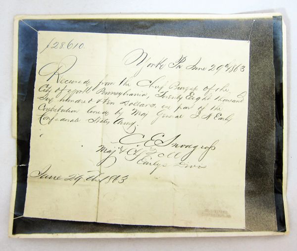 Photograph of Document / SOLD