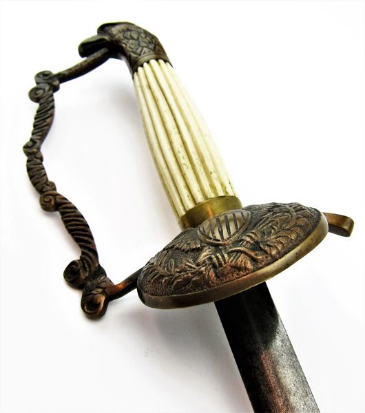 Ornate Eagle-Head Officer's Sword / SOLD