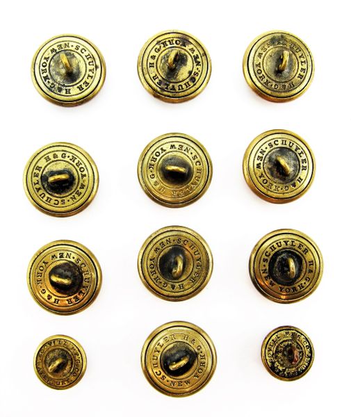 Set of Matching Civil War Officer's Buttons / SOLD | Civil War ...