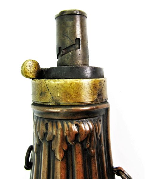 James & Dixon Civil War Powder Flask / SOLD