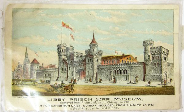 Libby Prison War Museum Postcard