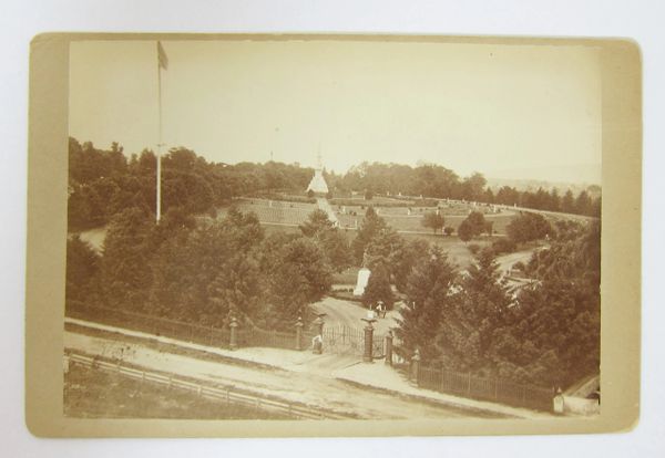 National Cemetery Cabinet Card / SOLD