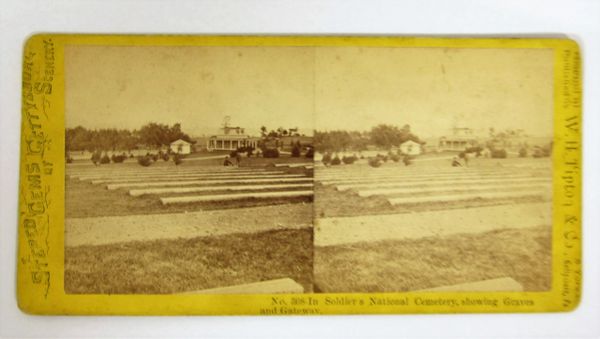 National Cemetery-Showing Graves and Gateway