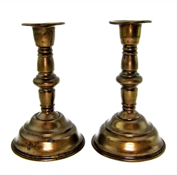 Pair of Civil War Era Brass Candle Sticks / Sold | Civil War Artifacts ...
