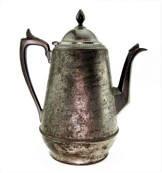 Rare Antique E.B. Manning Tin - Pewter 1862 dated Civil War Era Patent Britannia Coffee / Teapot / Sold