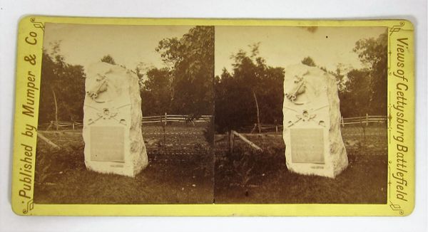 1st Mass. Cavalry Monument - Gettysburg