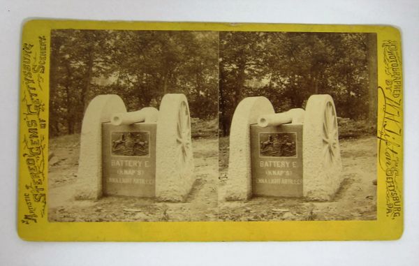 Battery E. (Knap's) PA Light Artillery Monument / SOLD