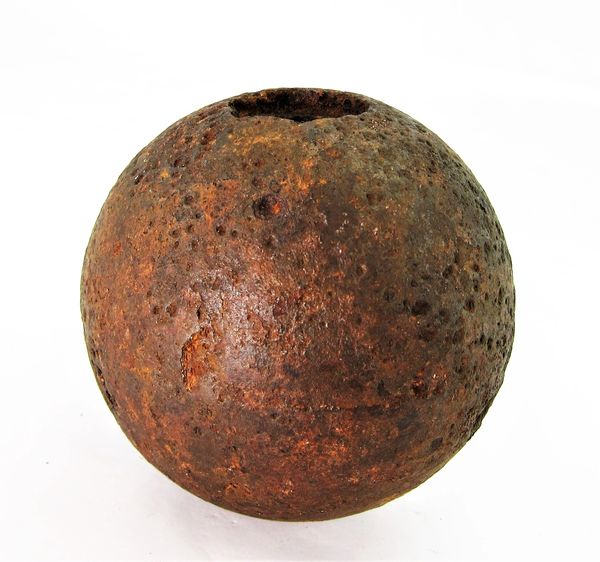 12 Pound Confederate Cannonball