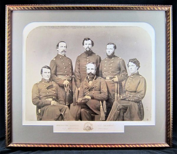 Brigadier General Robert B. Van Valkenburgh and Staff Officers