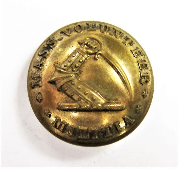 Massachusetts Volunteer Militia Coat Button / SOLD