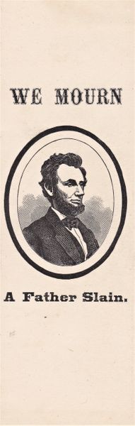 Abraham Lincoln Mourning Ribbon / SOLD