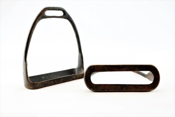 Civil War Stirrups From Gettysburg Estate / SOLD