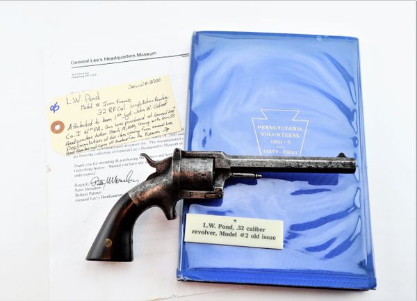 Identified Lucius W. Pond Revolver from Gettysburg Museum - SOLD