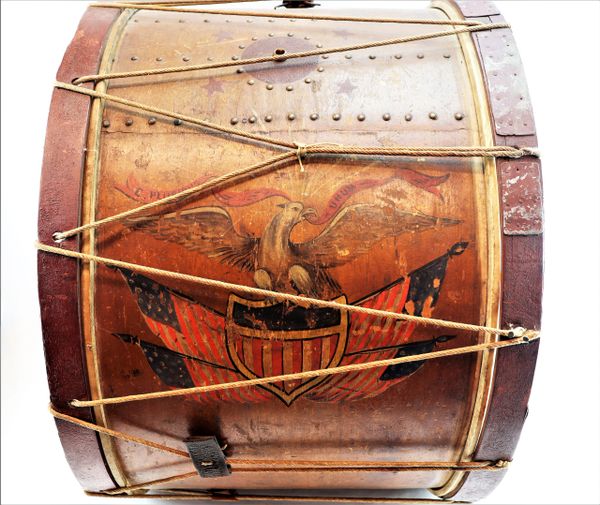 Civil War Eagle Bass Drum / SOLD