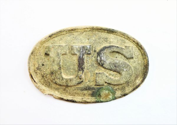 U.S. Cartridge Box Plate, Battle of Gettysburg / SOLD