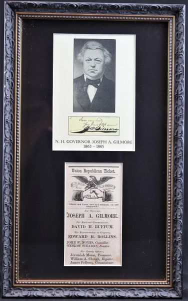 Union Republican Ticket for New Hampshire Governor Joseph A. Gilmore / SOLD