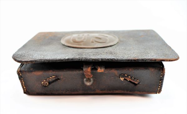 Civil War Cartridge Box with Plate