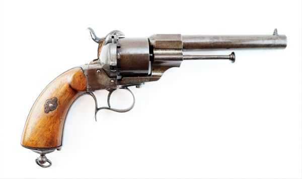 Beautiful Large Pinfire Revolver / SOLD