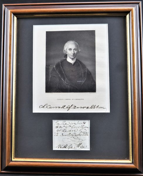 Charles Carroll of Carrollton / SOLD