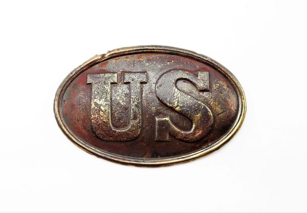 U.S. Plate Excavated from Battlefield / SOLD
