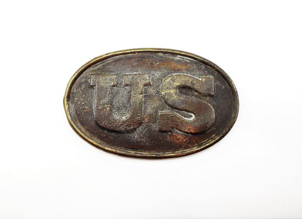 U.S. Plate Excavated in Battlefield / SOLD