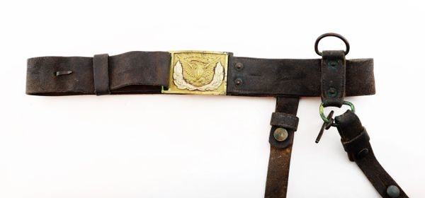 1851 BUFF SWORD BELT AND PLATE