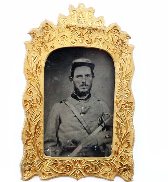 Confederate Officer Tintype / SOLD