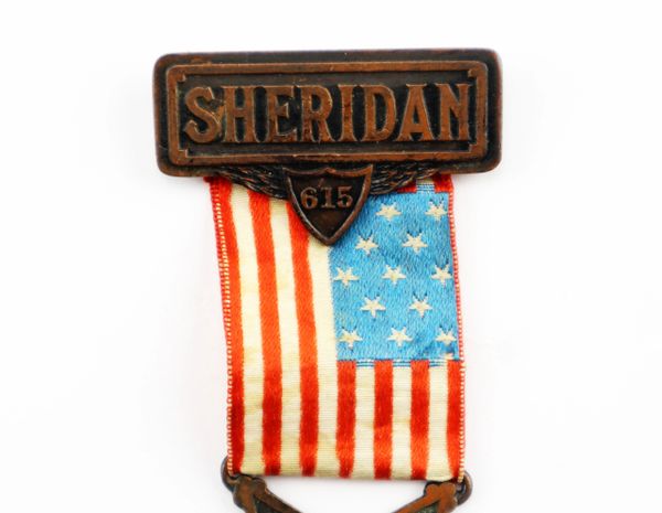 Sheridan G.A.R. Badge / SOLD