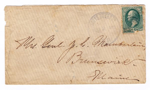 Joshua Lawrence Chamberlain Autographed Envelope / Sold