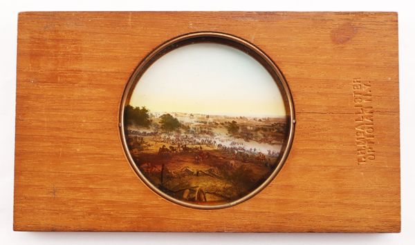 Gettysburg Magic Lantern Slide "Cyclorama-Genera' Pickett's Charge" / SOLD