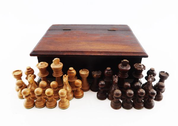 Civil War Chess Set / SOLD