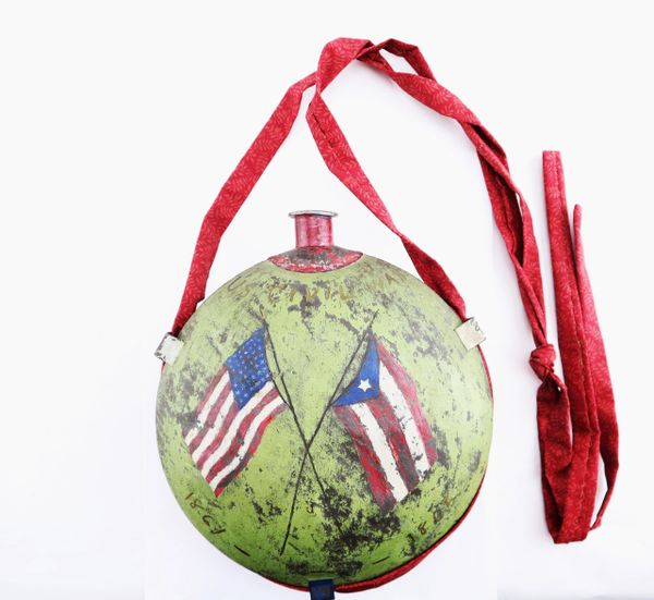 Civil War Painted Canteen / Sold