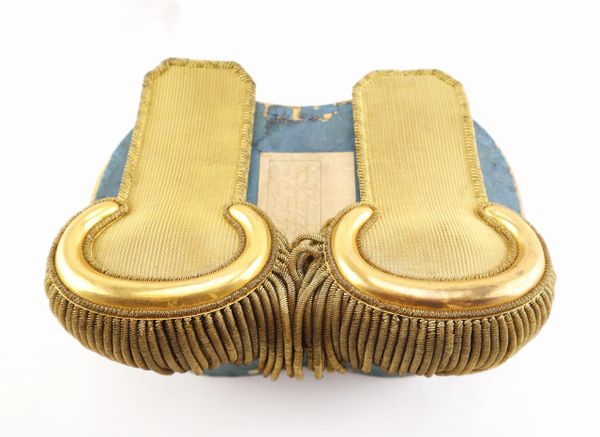 Shoulder Epaulets of Isaac Ferdinand Quinby / SOLD