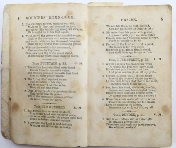 Identified Civil War Soldier's Prayer Book / SOLD | Civil ...