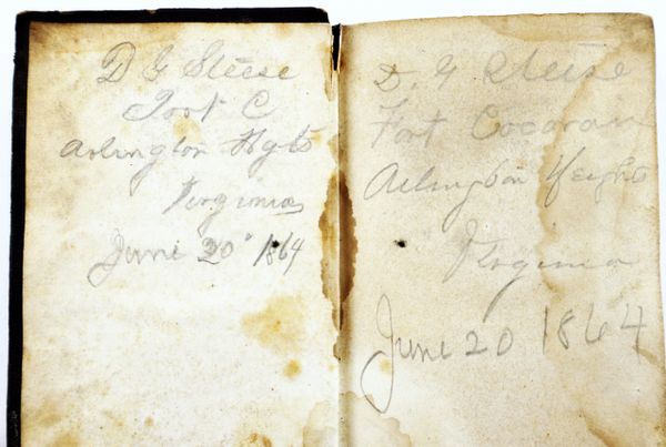 Inscribed Soldier's Bible / SOLD