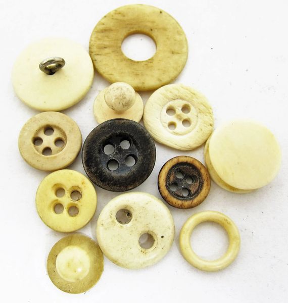 Civil War Era Bone Buttons