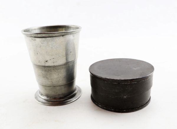 Civil War Collapsible Cup with Case / SOLD
