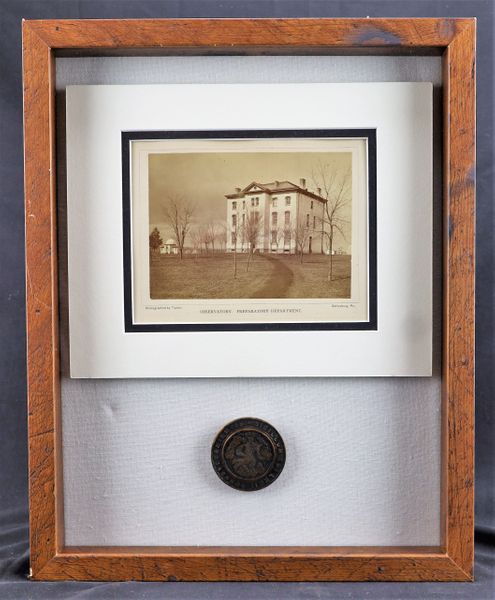 PA College Pin and Albumen Photograph / SOLD