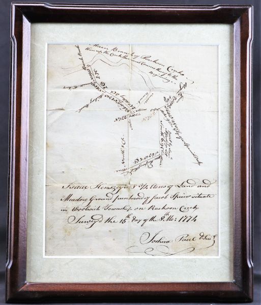 1774 Land Deed / SOLD