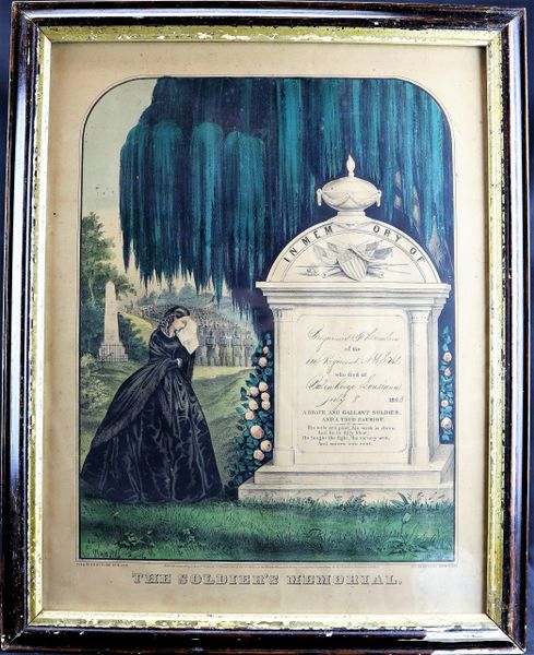 Soldier's Memorial-Hand-Colored / SOLD