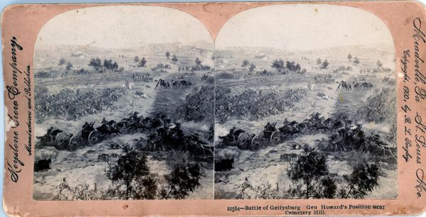 Battle of Gettysburg - Gen. Howard's Position near Cemetery Hill