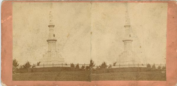 Tipton and Myers' Stereoscopic Views Monument in Soldiers' National Cemetary