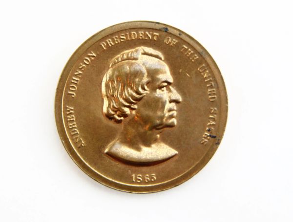 Johnson Peace Medal - 1865 / SOLD