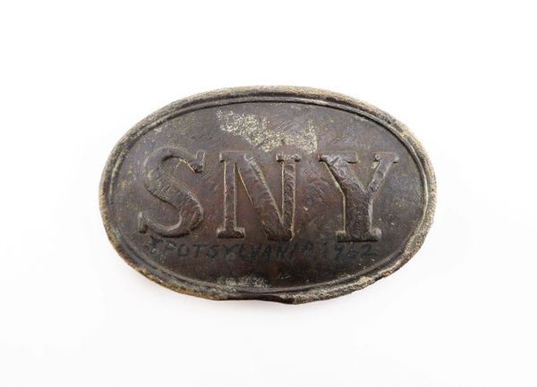 S.N.Y. Cartridge Box Plate / SOLD